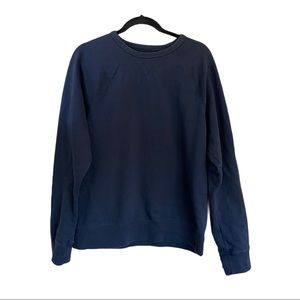 Everlane Navy Crewneck Sweatshirt